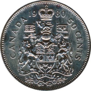 Kanada 50 Cents 1980 Elizabeth II*