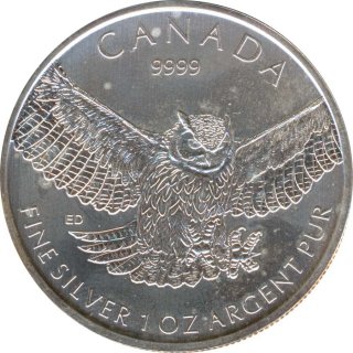 Kanada 2015 - Eule 1 Oz Silber*