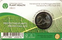 Belgien 2 Euro 2020 - Internationales Jahr der Pflanzengesundheit - fl&auml;misch*