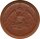 Sachsen 2 Mark 1921 aus  Meissener Steingut*