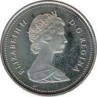Kanada 25 Cents 1988 PP Elizabeth II*