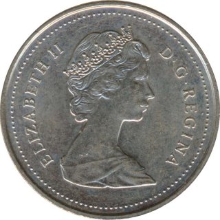 Kanada 25 Cents 1989 Elizabeth II*