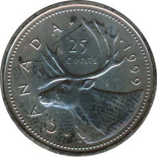 Kanada 25 Cents 1999 Elizabeth II*