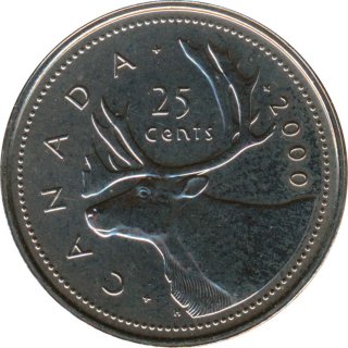 Kanada 25 Cents 2000 Elizabeth II*