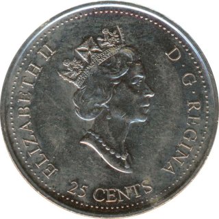 Kanada 25 Cents 1999 Millenium - März*