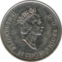 Kanada 25 Cents 1999 Millenium - April*