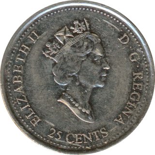 Kanada 25 Cents 1999 Millenium - Mai*