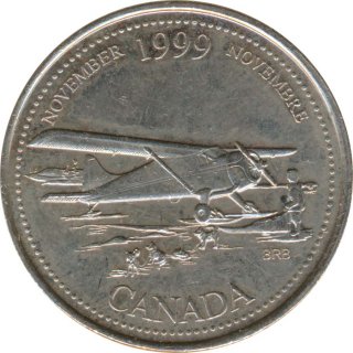 Kanada 25 Cents 1999 Millenium - November*