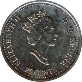 Kanada 25 Cents 1999 Millenium - Dezember*