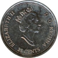 Kanada 25 Cents 1999 Millenium - Dezember*