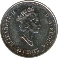 Kanada 25 Cents 2000 Millenium - Freedom*
