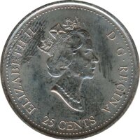 Kanada 25 Cents 2000 Millenium - Community*
