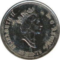 Kanada 25 Cents 2000 Millenium - Wisdom*