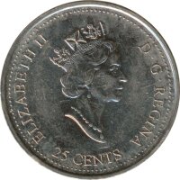 Kanada 25 Cents 2000 Millenium - Achievement*