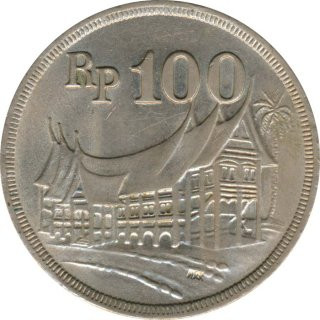 Indonesien 100 Rupiah 1973 Republik*