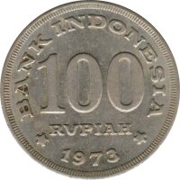 Indonesien 100 Rupiah 1973 Republik*