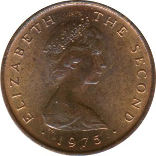 Isle of Man 1/2 Penny 1975 Elizabeth II*