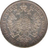 Österreich 1 Florin 1879 Franz-Joseph Silber*