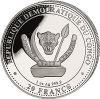 Kongo 2023 - Titanoboa 1 Oz Silber*