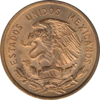 Mexiko 10 Centavos 1967 Benito Juarez*