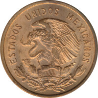 Mexiko 10 Centavos 1967 Benito Juarez*