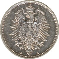 Kaiserreich J.007 1877 A Kleinm&uuml;nze 50 Pfennig Silber*