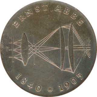 DDR 20 Mark 1980 Ernst Abbe Silber*