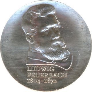 DDR 10 Mark 1979 Ludwig Feuerbach Silber*