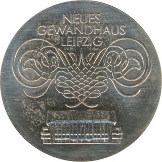 DDR 10 Mark 1982 Neues Gewandhaus Leipzig Silber*