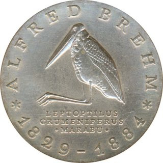 DDR 10 Mark 1984 A Alfred Brehm Silber*