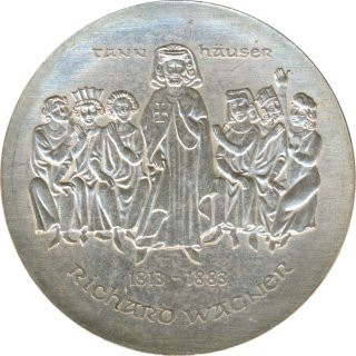 DDR 10 Mark 1983 Richard Wagner Silber*
