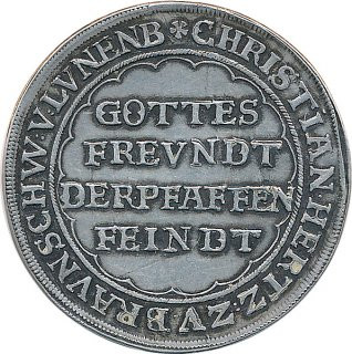 Braunschweig-Wolfenbüttel 1622 Pfaffenfeindtaler* -Top-Qualität
