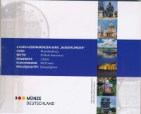 BRD 2 Euro 2020 A-J PP Schloss Sanssouci im Folder der VfS*