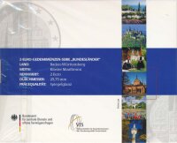BRD 2 Euro 2013 A-J PP Satz Kloster Maulbronn im Folder der VfS*