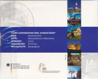 BRD 2 Euro 2014 A-J PP Satz Michaeliskirche im Folder der VfS*