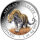 Somalia Republik 2023 - Leopard 1 Oz Silber in Farbe