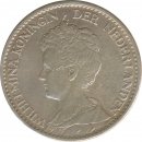 Niederlande 1 Gulden 1914 Wilhelmina Silber*