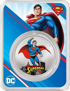 Samoa 2023 - Superman (DC Comics) im Blister - 1 Oz Silber