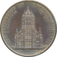 Ulm Medaille 1923  Ulmer M&uuml;nster - vergoldet