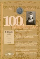 BRD 10 Euro 2005 F Bertha von Suttner im Numisblatt*
