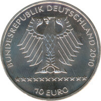 BRD 10 Euro 2010 Alpine Ski WM 2011 Silber*