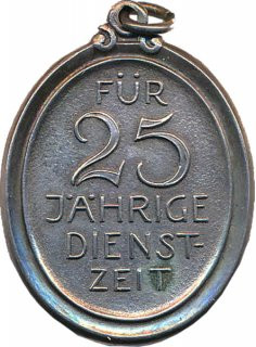 Bayern Medaille 1928-36 25 Jahre Dienst i.d. Feuerwehr*