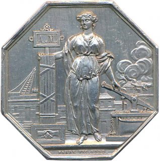 Medaille Frankreich 1828 - Feuerversicherung*