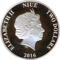 Niue 2016 - Giant Panda 1 Oz Silber*