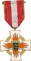 Bandschnalle Baden-W&uuml;rttemberg in Gold - Feuerschutz*
