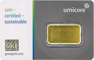 Goldbarren - Umicore 10 gr in Coin-Card