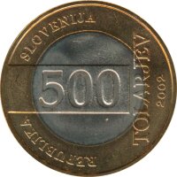 Slowenien 500 Tolarjev 2002 Fussball-WM in Japan/Südkorea*