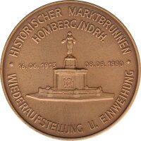 Medaille BRD 1990 Historischer Marktbrunnen in Homberg*
