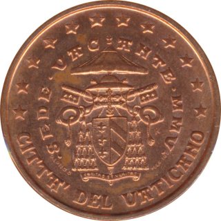 Vatikan 1 Cent 2005 Sede Vacante*
