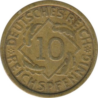 Deutsches Reich 10 Pfennig 1934 G*